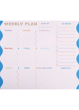 Weekly Planner Notepad
