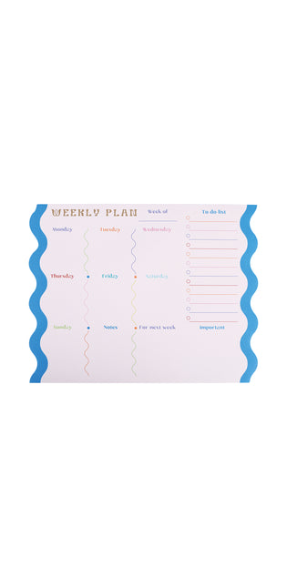 Weekly Planner Notepad