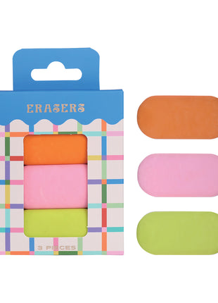 Large Erasers Assorted Box 3's