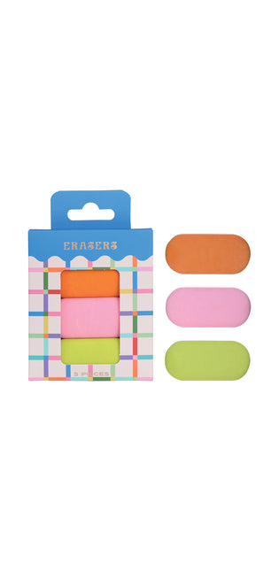 Large Erasers Assorted Box 3's
