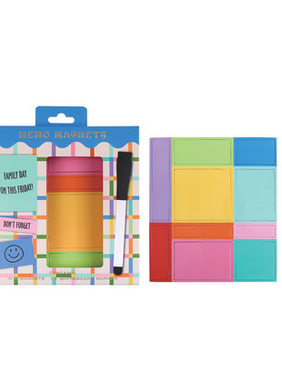 Magnets Memo Set 10 Assorted + Markers