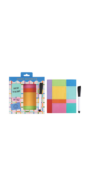 Magnets Memo Set 10 Assorted + Markers