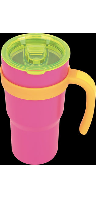 Thermal Mug with Handle Pink