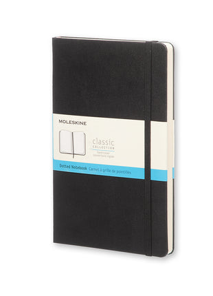 Moleskine Large Dotted Hardcover Notebook Black