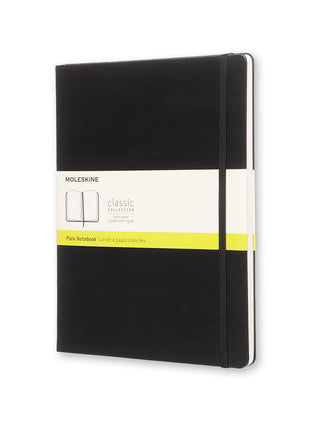 Moleskine XLarge Plain Hardcover Notebook Black