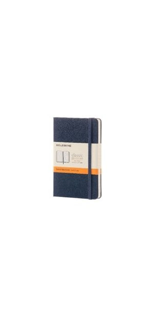 Moleskine Pocket Ruled Hardcover Notebook Sapphire Blue