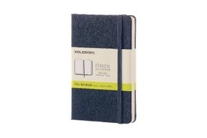 Moleskine Pocket Plain Hardcover Notebook Sapphire Blue