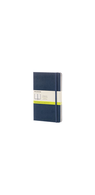 Moleskine Large Plain Hardcover Notebook Sapphire Blue