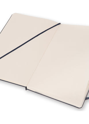 Moleskine Large Plain Hardcover Notebook Sapphire Blue