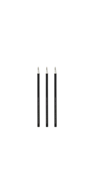 Erasable Gel Pen Refill Set of 3: Black