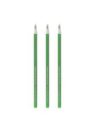 Erasable Gel Pen Refill Set of 3: Green