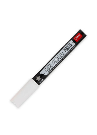 Acrylic Marker Be Bold White