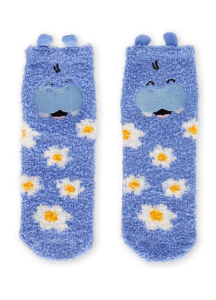 Non Slip Socks Adult Hippo