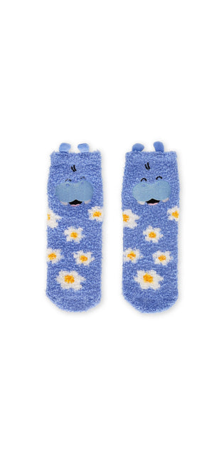 Non Slip Socks Adult Hippo