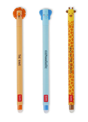 Erasable Gel Pen Set of 3: Savannah