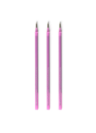 Erasable Gel Pen Refill Set of 3: Purple