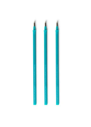 Erasable Gel Pen Refill Set of 3: Turquoise