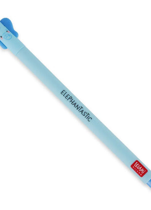 Erasable Gel Pen Elephant Blue Ink