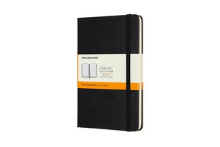 Moleskine Medium Ruled Hardcover Notebook Black