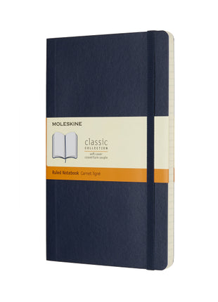 Moleskine Soft Sapphire Blue Large Ruled