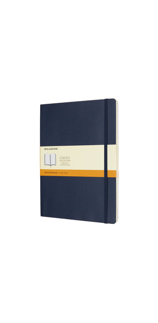 Moleskine Soft Sapphire Blue Sqaured XLarge
