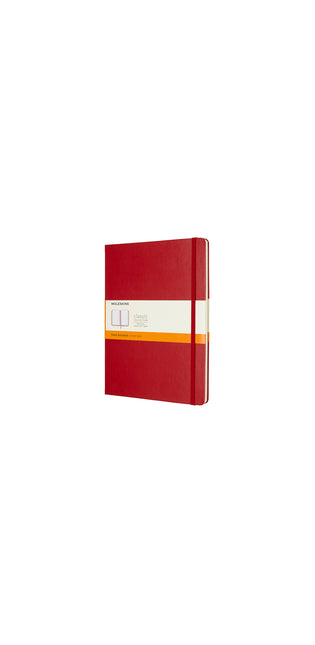 Moleskine XLarge Ruled Hardcover Notebook Scarlet Red