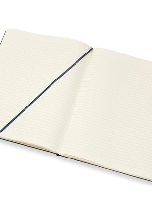 Moleskine XLarge Ruled Hardcover Notebook Sapphire Blue