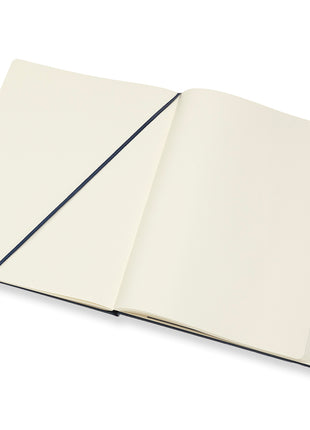 Moleskine XLarge Plain Hardcover Notebook Sapphire Blue