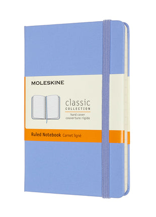 Moleskine Pocket Ruled Hardcover Notebook Hydrangea Blue