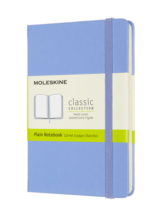 Moleskine Pocket Plain Hardcover Notebook Hydrangea Blue