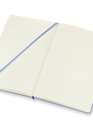 Moleskine Large Ruled Hardcover Notebook Hydrangea Blue