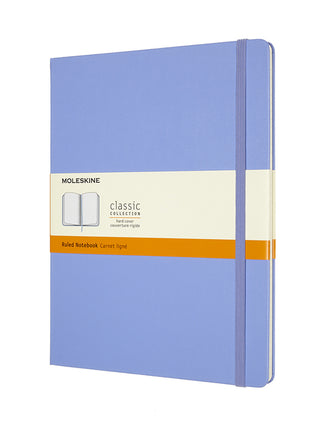 Moleskine XLarge Ruled Hardcover Notebook Hydrangea Blue