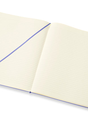 Moleskine XLarge Ruled Hardcover Notebook Hydrangea Blue