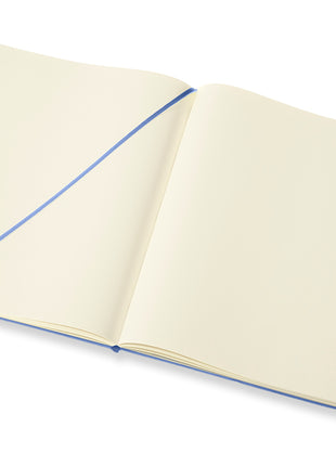 Moleskine XLarge Plain Hardcover Notebook Hydrangea Blue