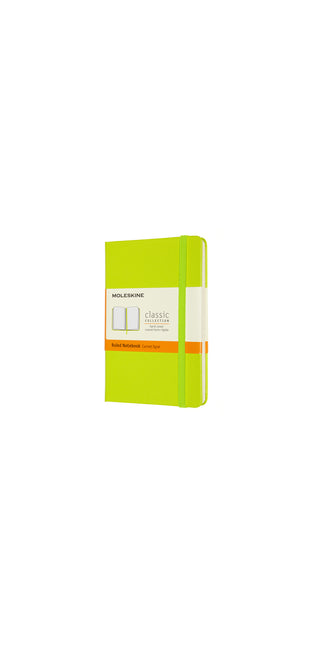 Moleskine Pocket Ruled Hardcover Notebook Lemon Green