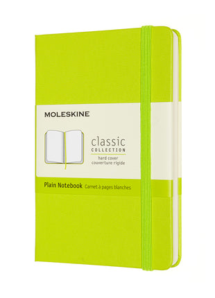 Moleskine Pocket Plain Hardcover Notebook Lemon Green