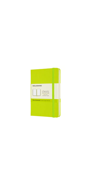 Moleskine Large Plain Hardcover Notebook Lemon Green
