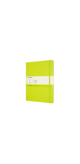 Moleskine XLarge Plain Hardcover Notebook Lemon Green