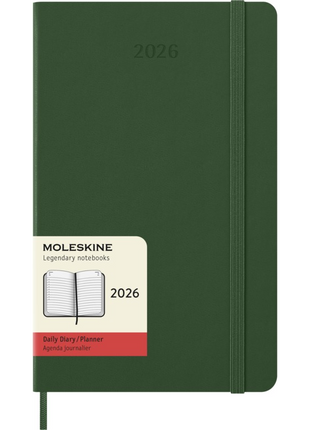 2026 12-month Myrtle Green Large Daily Hardcover Diary