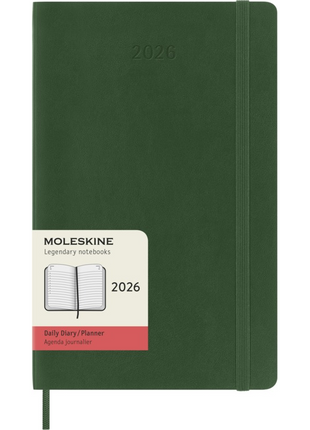 2026 12-month Myrtle Green Large Daily Softcover Diary