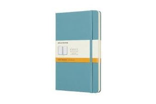 Moleskine Large Ruled Hardcover Notebook Reef Blue