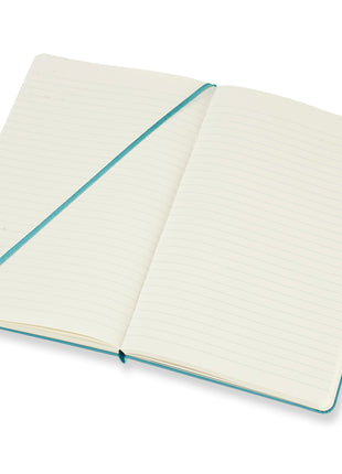 Moleskine Large Ruled Hardcover Notebook Reef Blue
