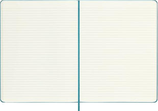 Moleskine XLarge Ruled Hardcover Notebook Reef Blue