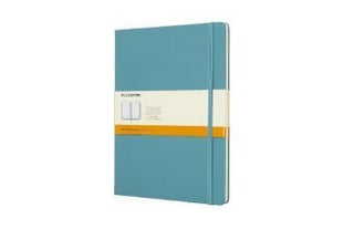 Moleskine XLarge Ruled Hardcover Notebook Reef Blue