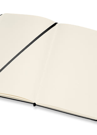 Moleskine Medium Plain Hardcover Notebook Black