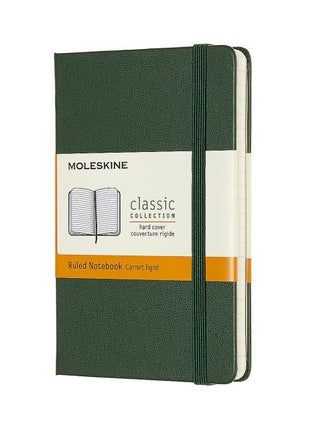 Moleskine Pocket Ruled Hardcover Notebook Myrtle Green