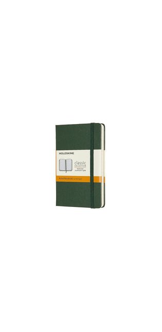 Moleskine Pocket Ruled Hardcover Notebook Myrtle Green