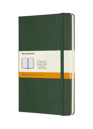 Moleskine Large Ruled Hardcover Notebook Myrtle Green