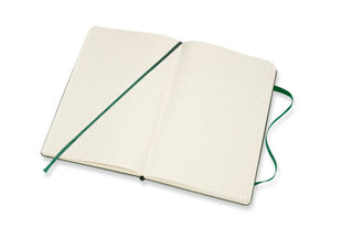 Moleskine Large Squared Hardcover Notebook Myrtle Green
