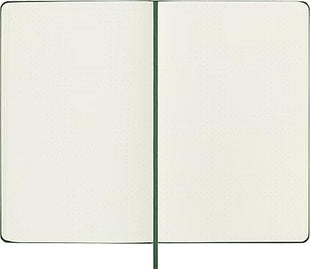 Moleskine Large Dotted Hardcover Notebook Myrtle Green